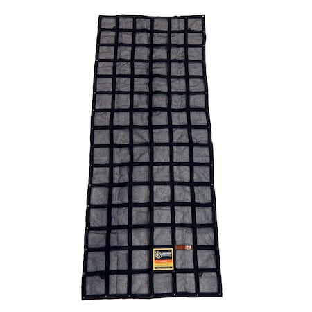 Gladiator Cargo Nets Heavy-Duty, Certified Cargo Net: Trailer/ Utility Bed (4' x 10' ft.) GUT-100